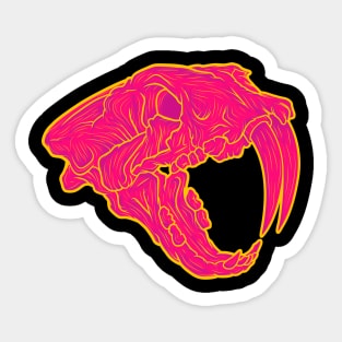 Sabre Tooth Sticker